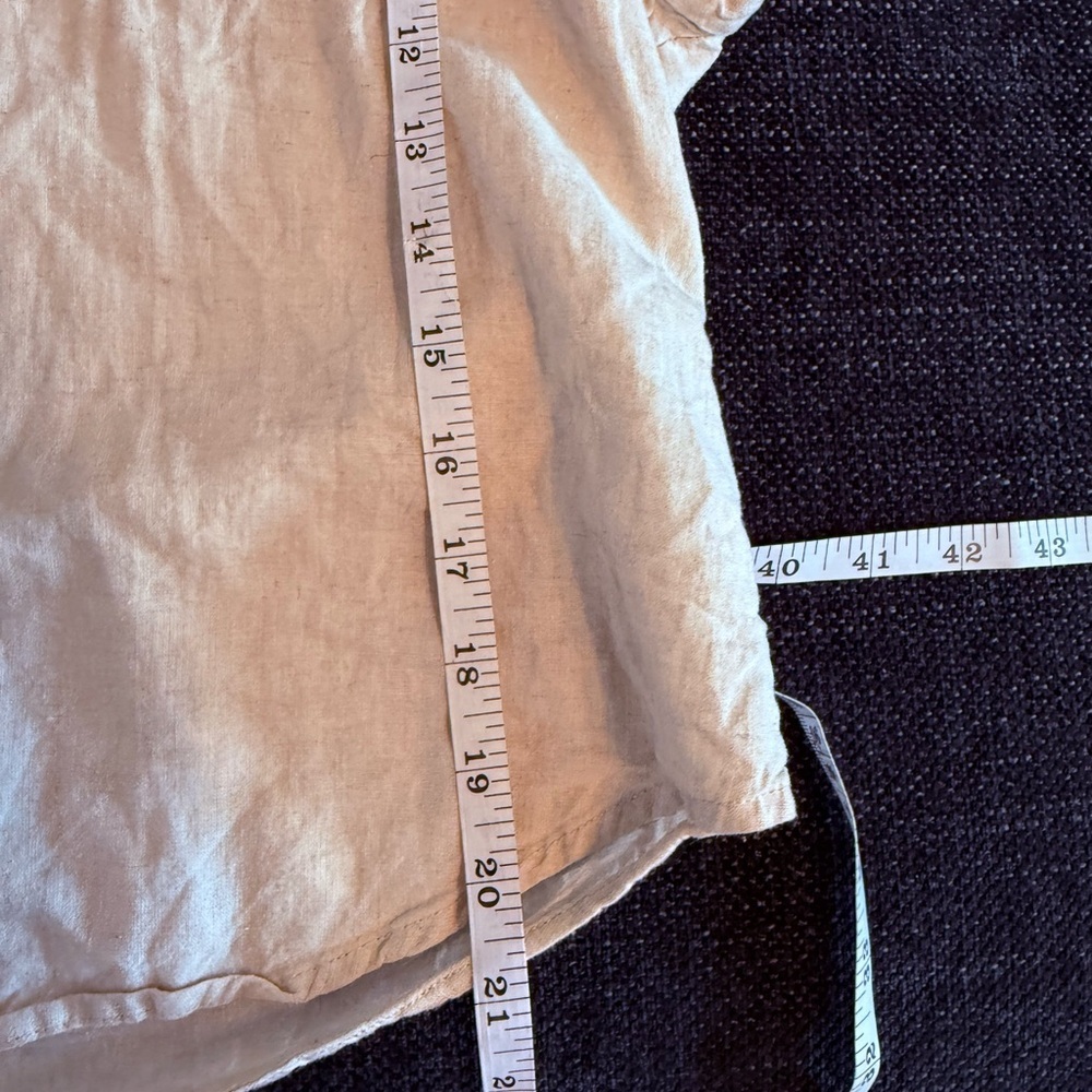 Abercrombie & Fitch Women's Beige Button-Down Shirt - Picture 6 of 6